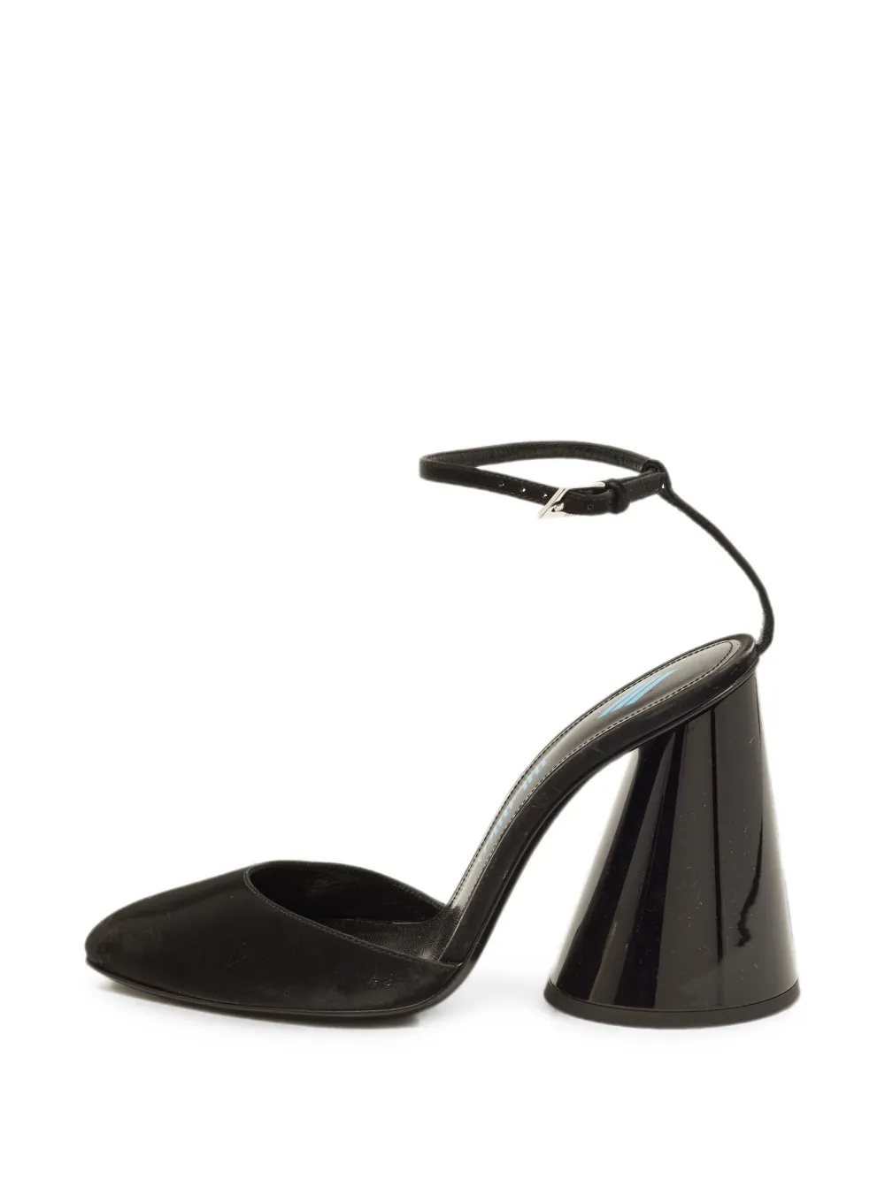 The Attico Luz ankle-strap pumps - Nero