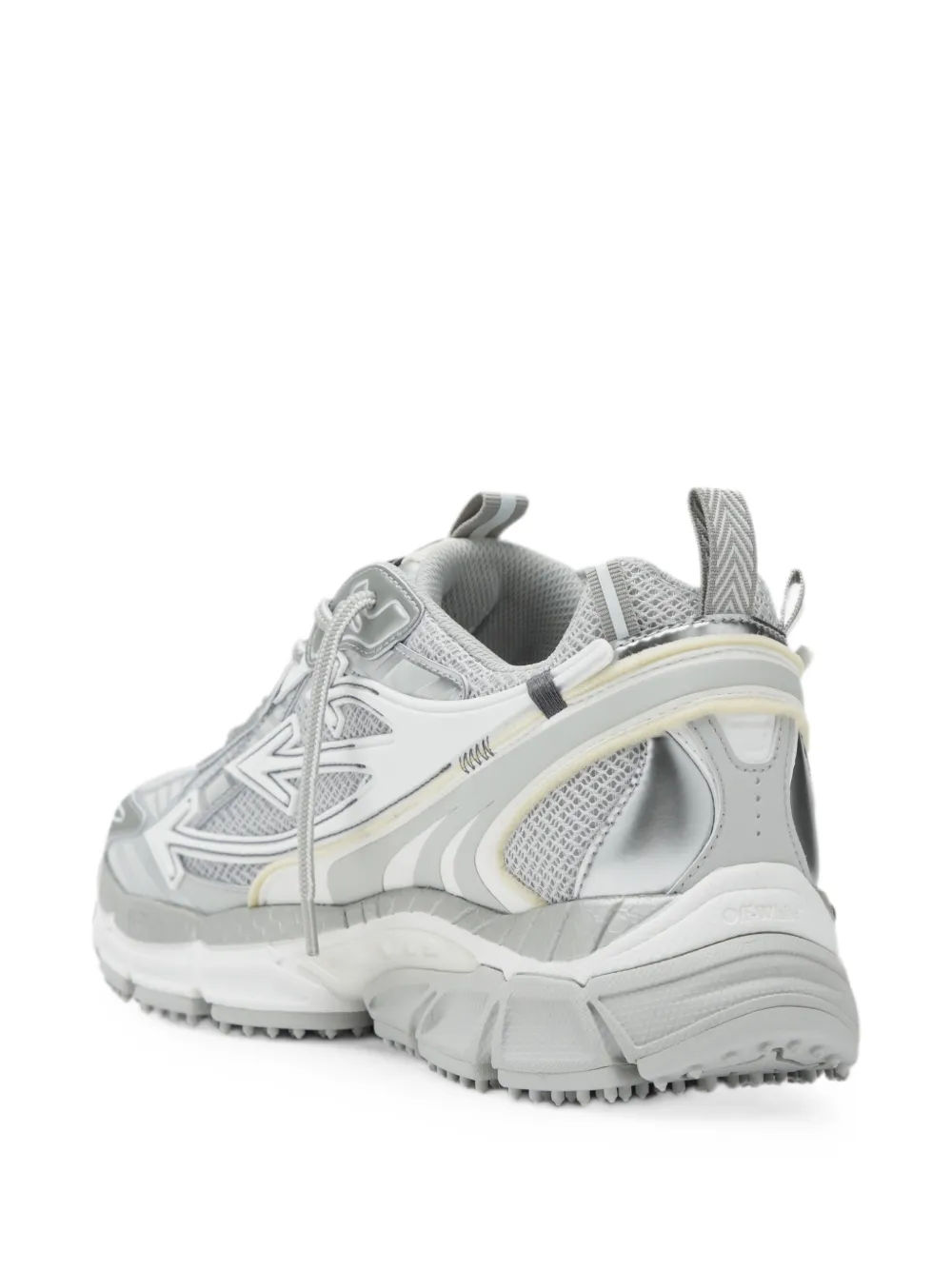 Off-White Sneakers met Arrows-patch en vlakken Grijs