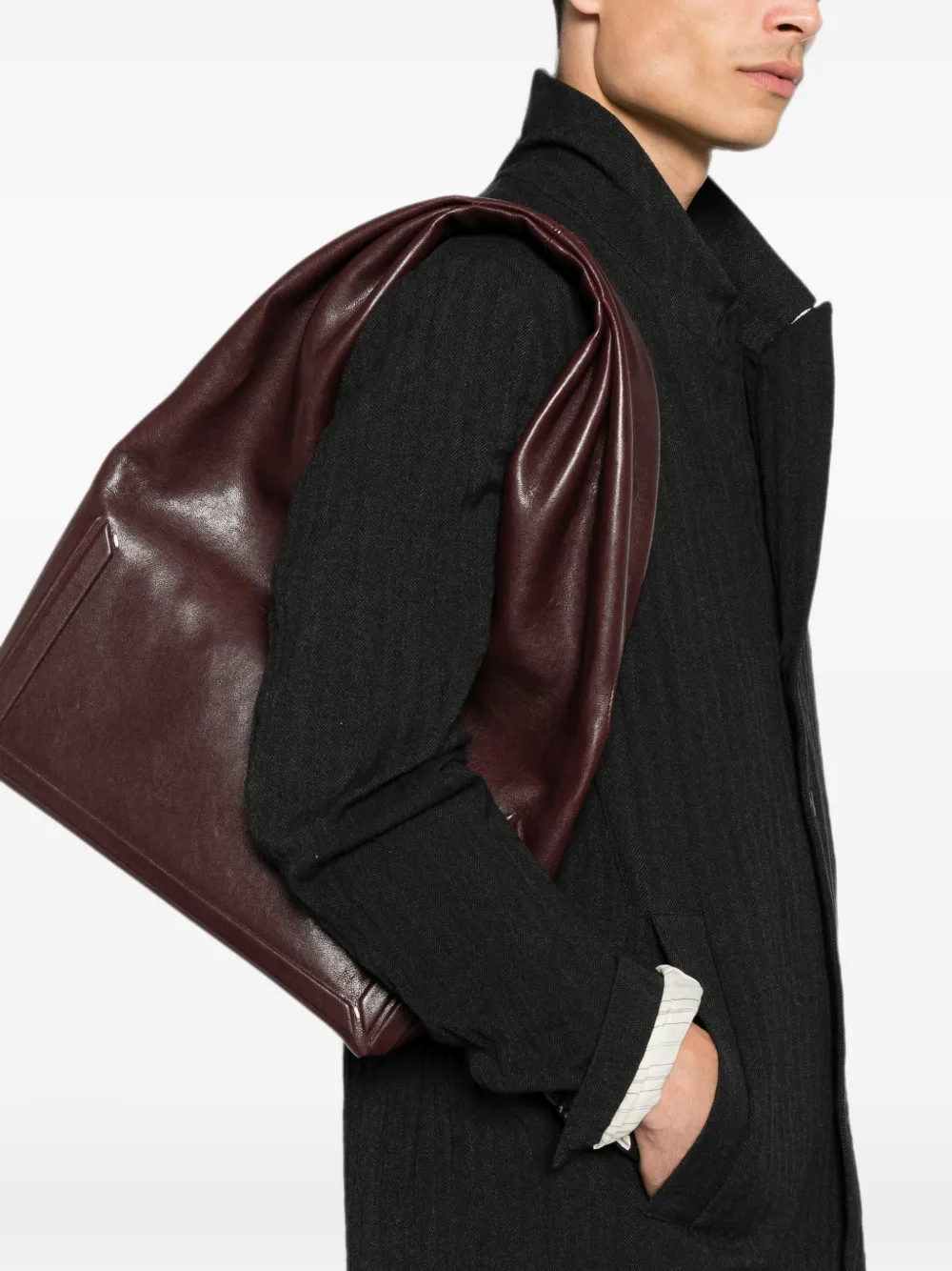 Maison Margiela Medium Box Bag tas Rood