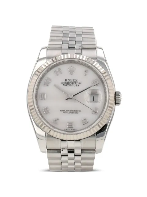 Rolex Datejust fluted bezel 36mm watch