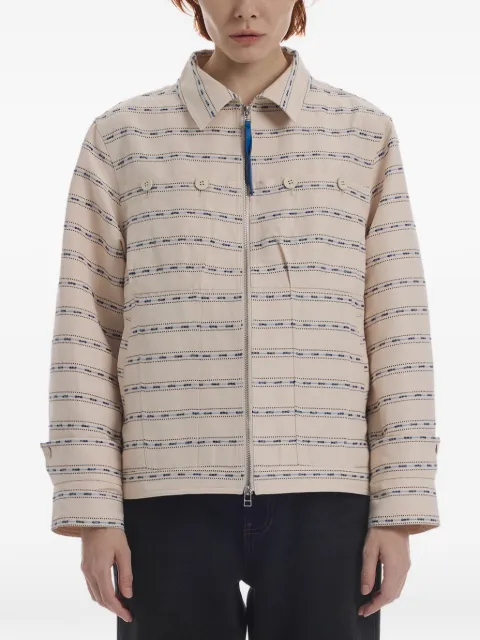 Ader Error striped button-detail jacket