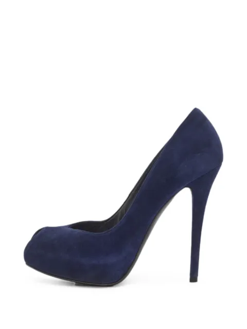 Stuart Weitzman platform peep-toe pumps