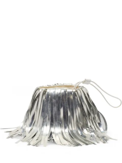 Off-White Pre-Owned bolso de mano con flecos