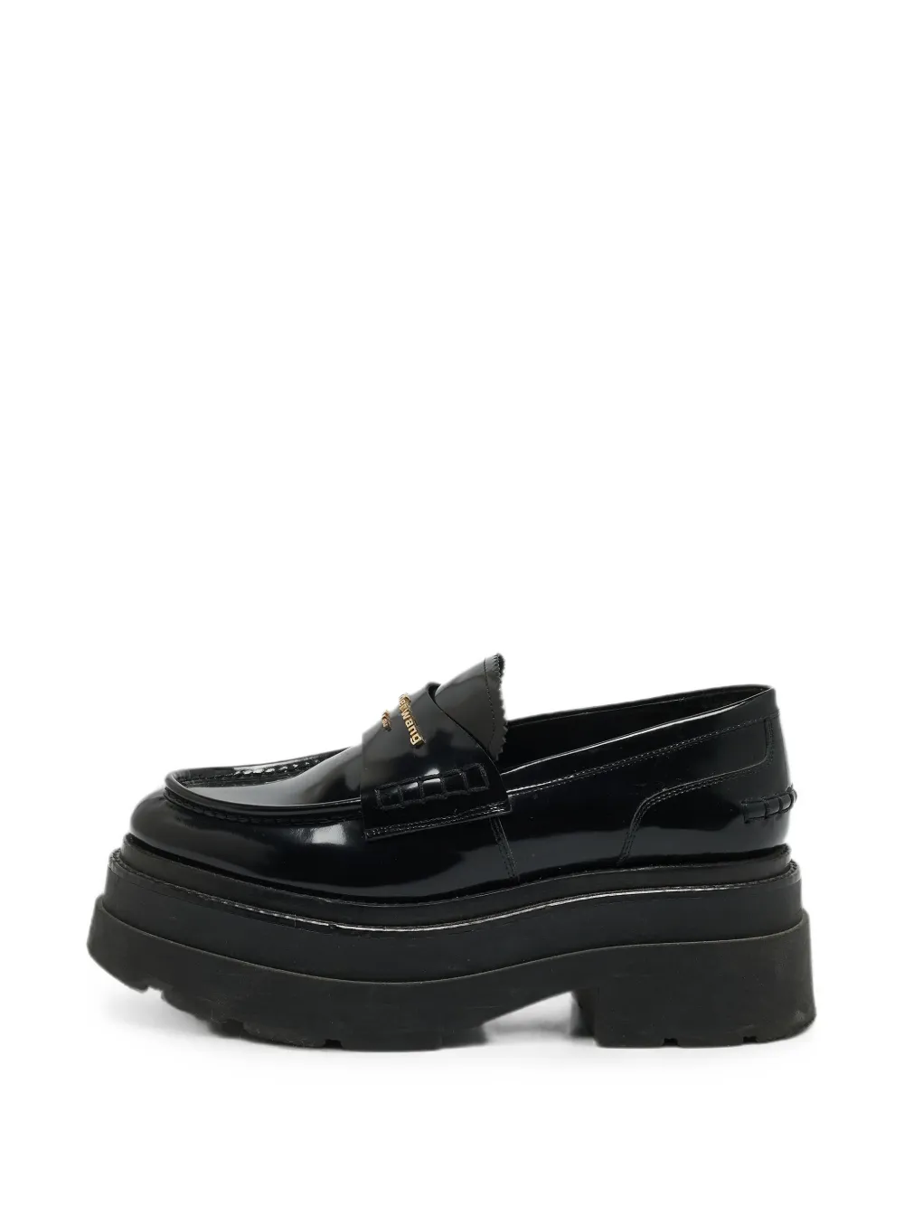 Alexander Wang Carter platform loafers - Schwarz