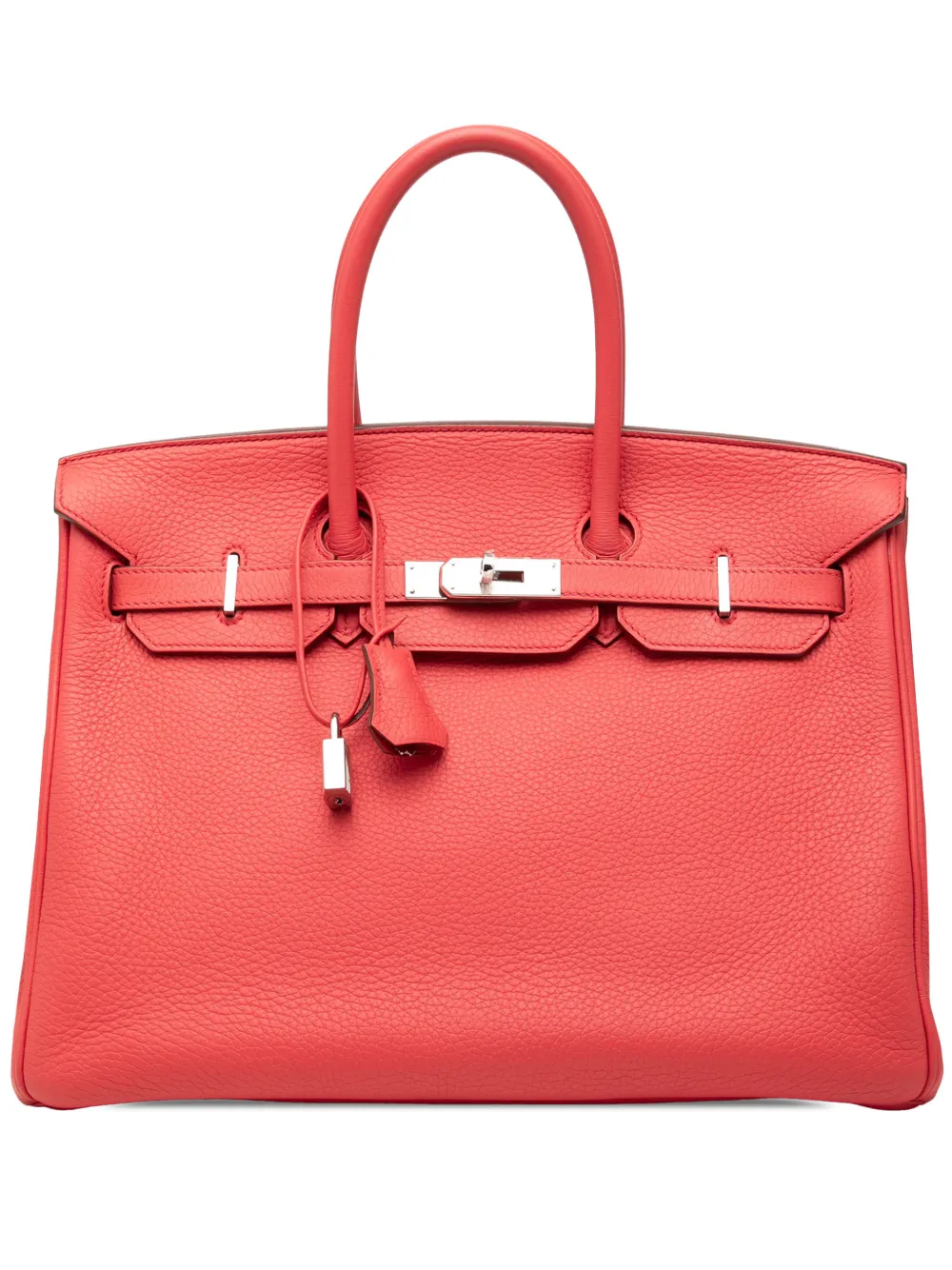Hermès Pre-Owned 2011 Clemence Birkin Retourne 35 handbag - Rosso