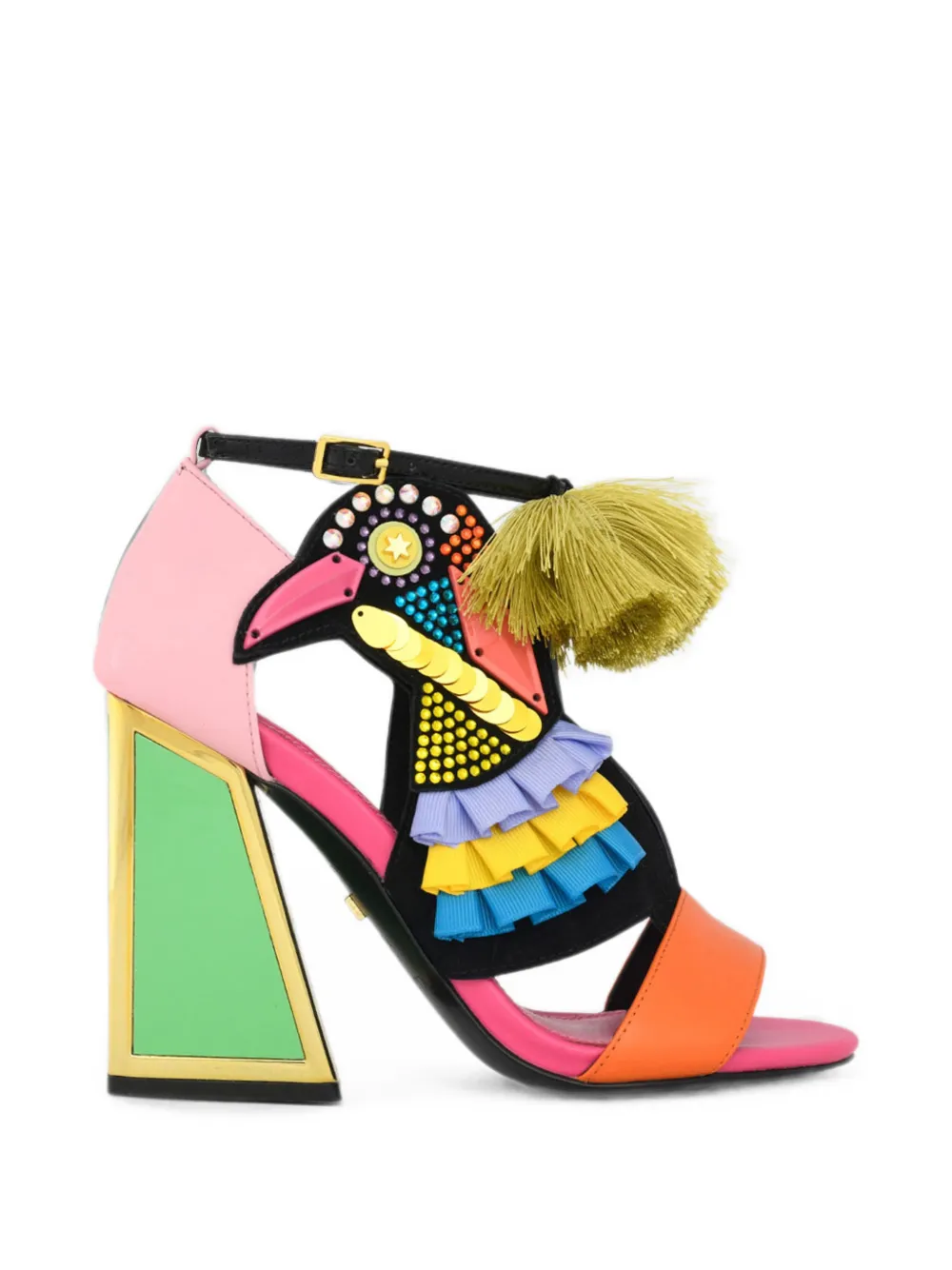 Kat Maconie Aya sandalen verfraaid met vogels Roze
