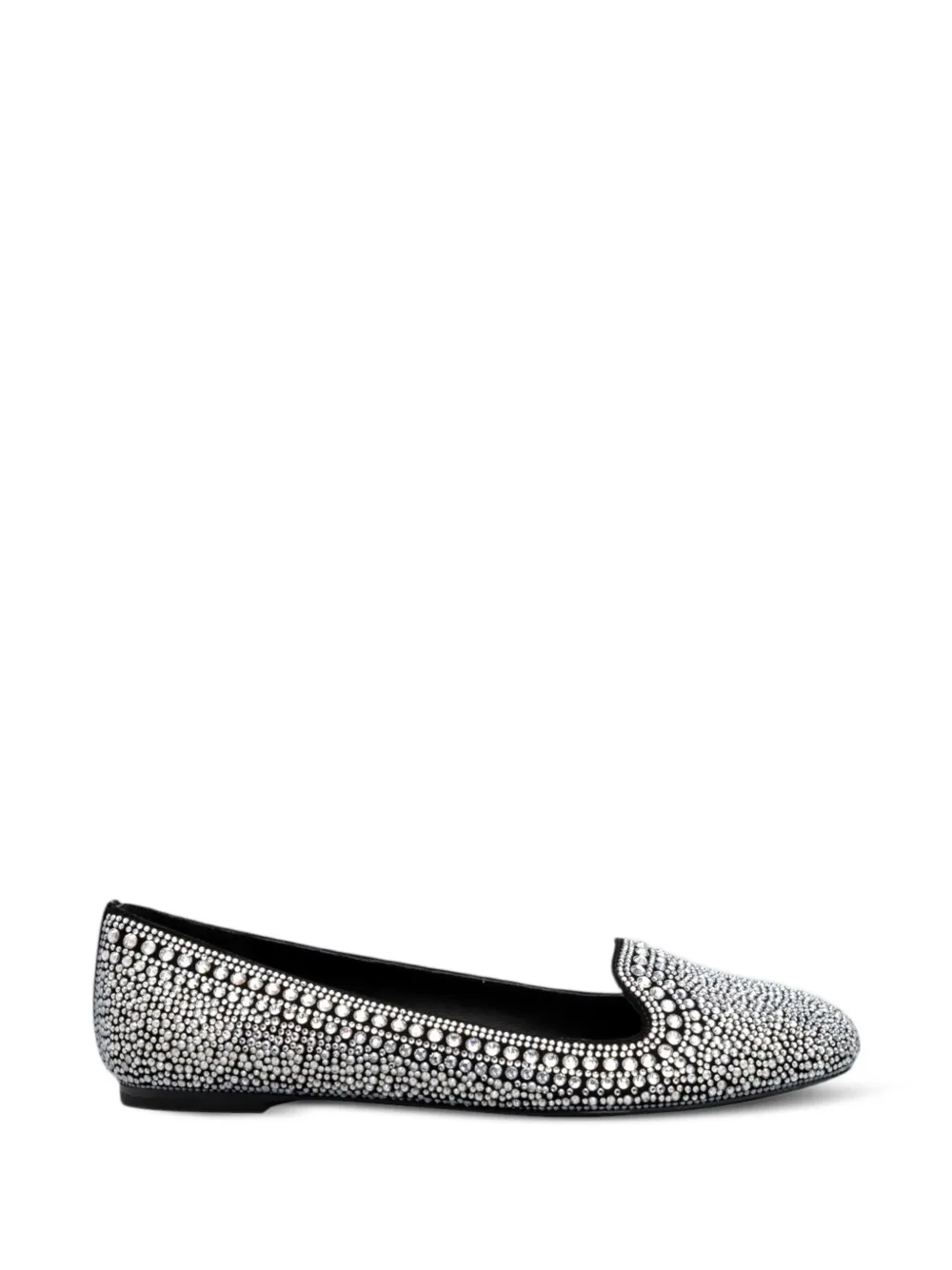 Kat Maconie Ilke ballerina's met kristallen Zilver