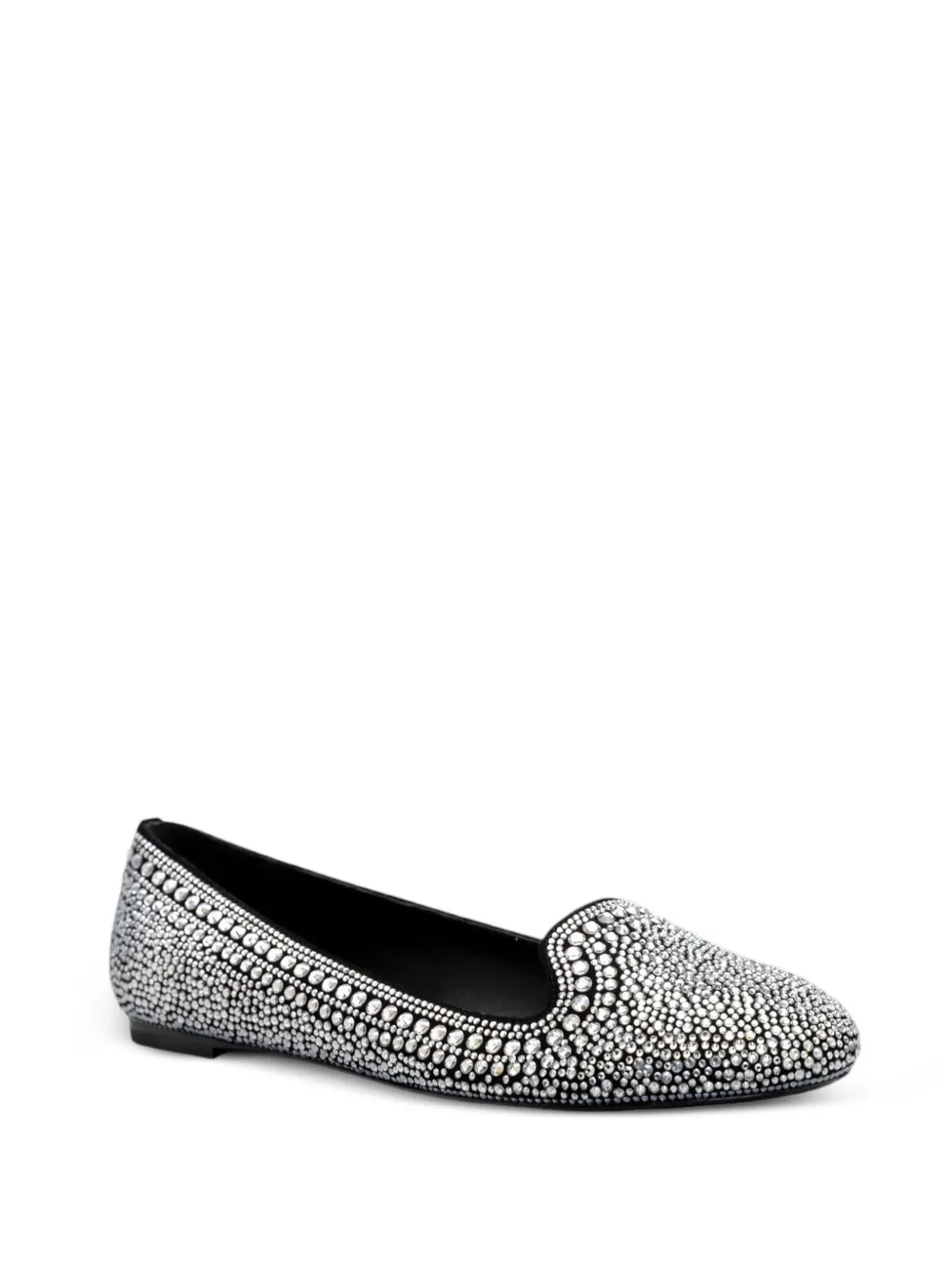 Kat Maconie Ilke ballerina's met kristallen Zilver