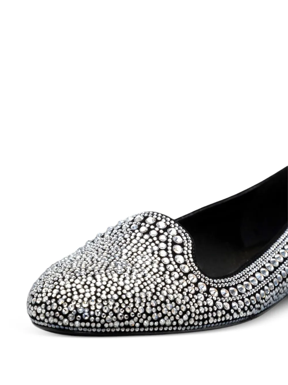 Kat Maconie Ilke ballerina's met kristallen Zilver