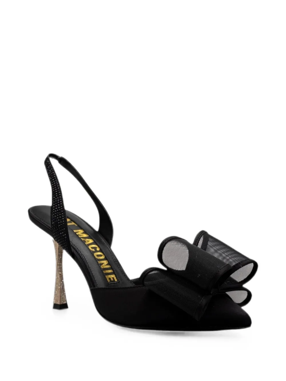 Kat Maconie Paola sandalen met strikdetail Zwart
