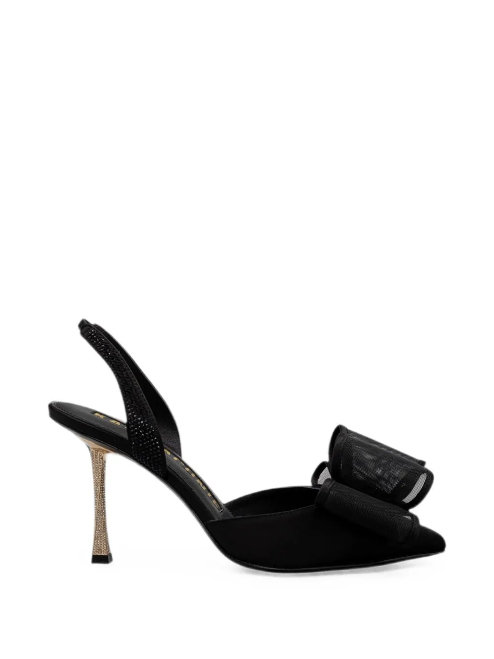 Kat Maconie Paola sandalen met strikdetail Zwart