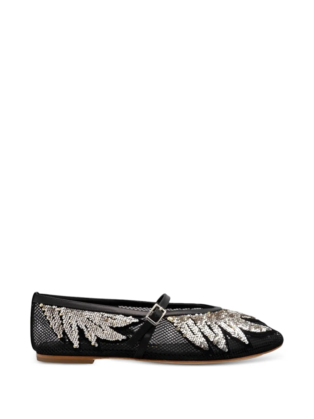 Kat Maconie Joanna ballerina's verfraaid met pailletten Zwart
