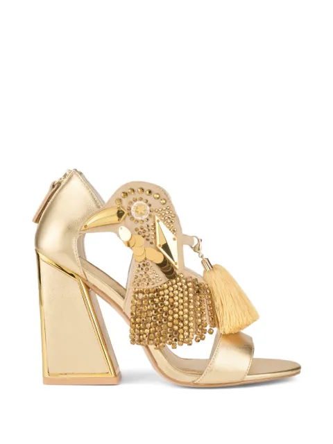 Kat Maconie Aya embellished tassel sandals