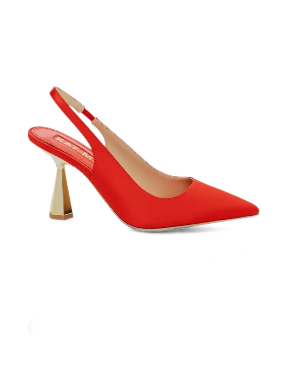 Kat Maconie Diana slingback pumps met puntige neus Rood