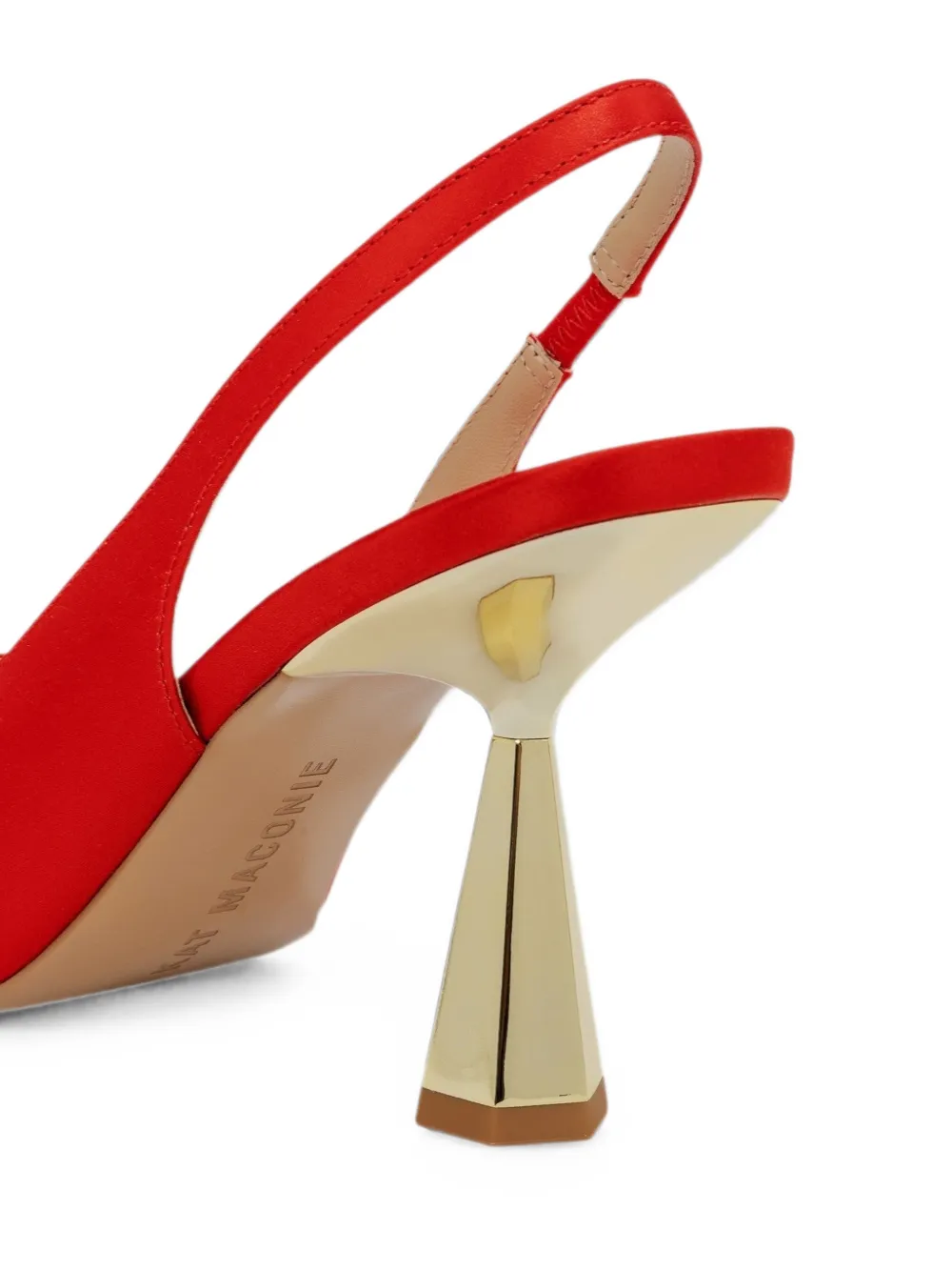 Kat Maconie Diana slingback pumps met puntige neus Rood