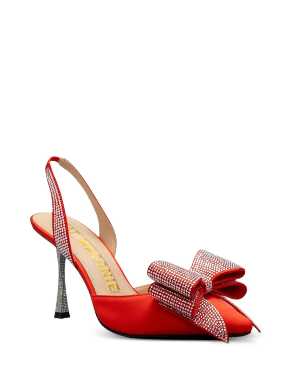 Kat Maconie Mahira pumps verfraaid met kristallen en strik-detail Rood