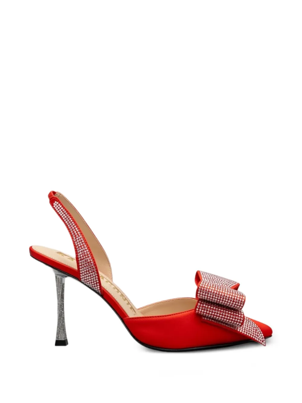 Kat Maconie Mahira pumps verfraaid met kristallen en strik-detail Rood