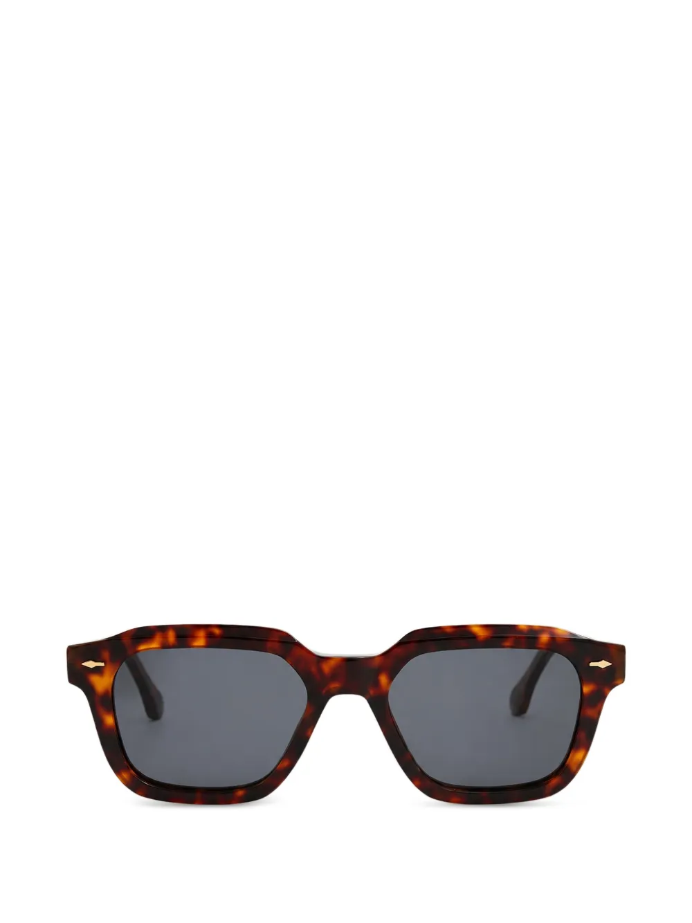 Kat Maconie Nova tortoiseshell geometric-frame sunglasses - Marrone