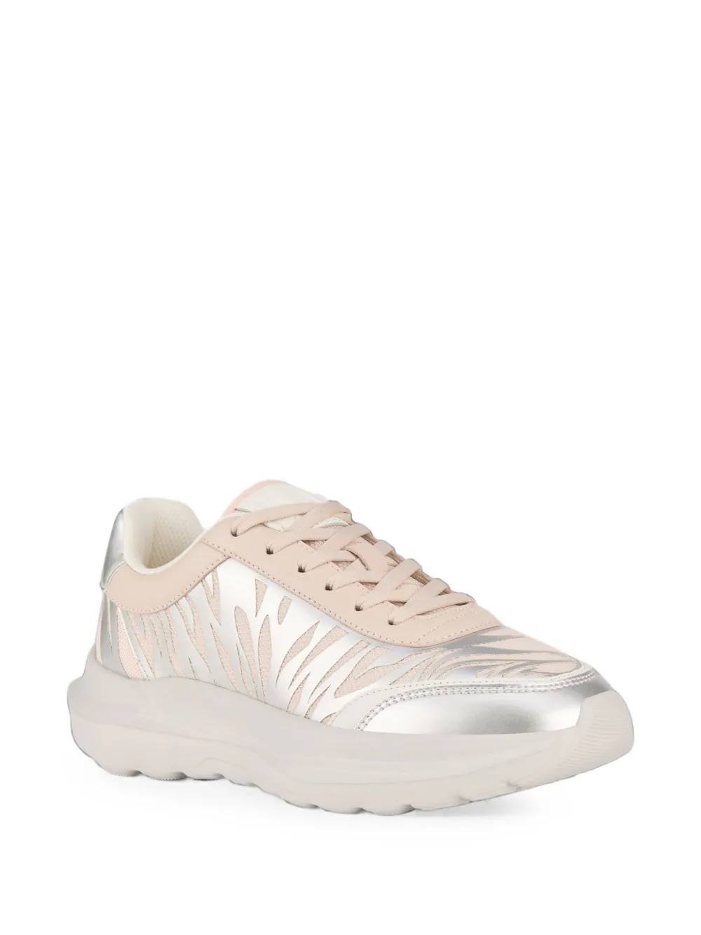 Kat Maconie Aria metallic panelled sneakers Roze