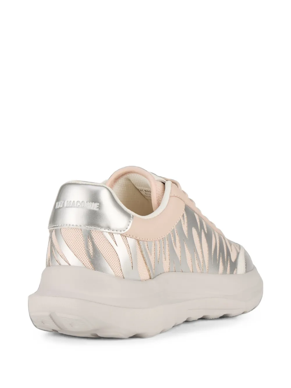 Kat Maconie Aria metallic panelled sneakers Roze