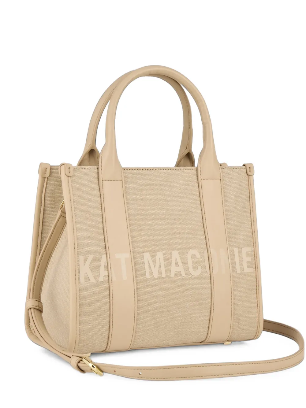 Kat Maconie Borsa tote Bianca piccola con logo - Toni neutri