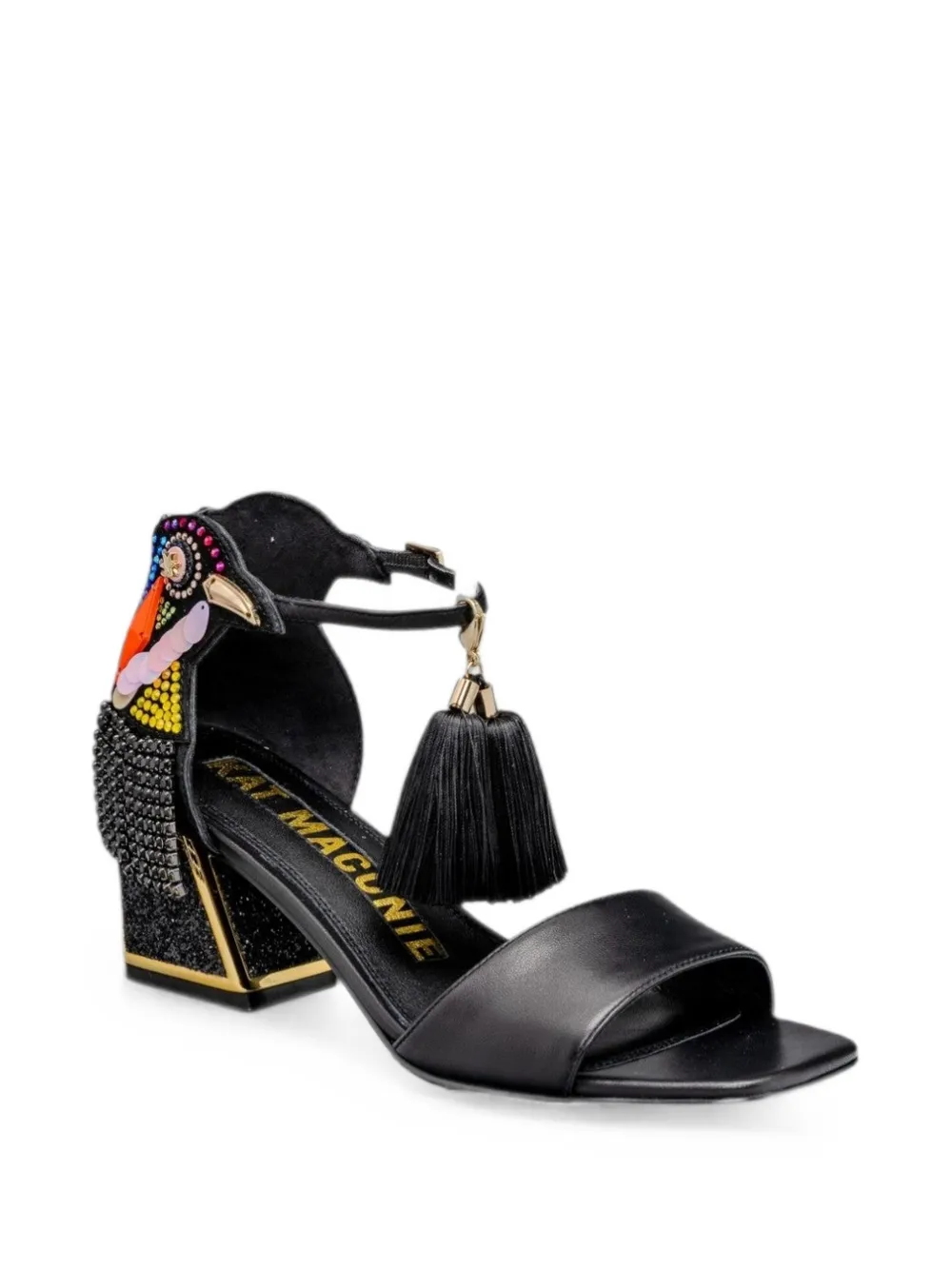 Kat Maconie Kay verfraaide sandalen Zwart