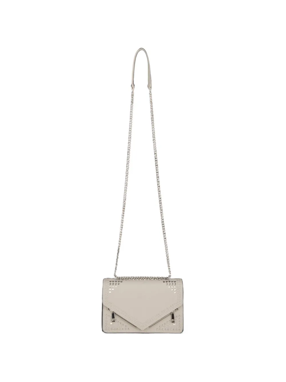 Kat Maconie Evelyn stud-embellished leather shoulder bag
