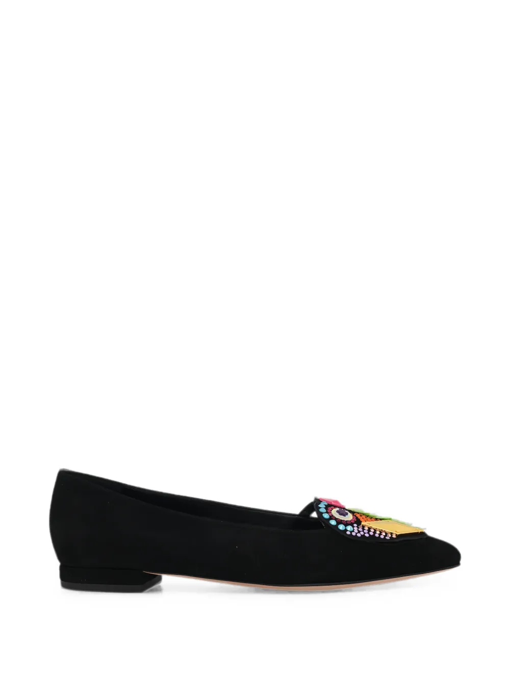 Kat Maconie Ballerina's met puntige neus Zwart