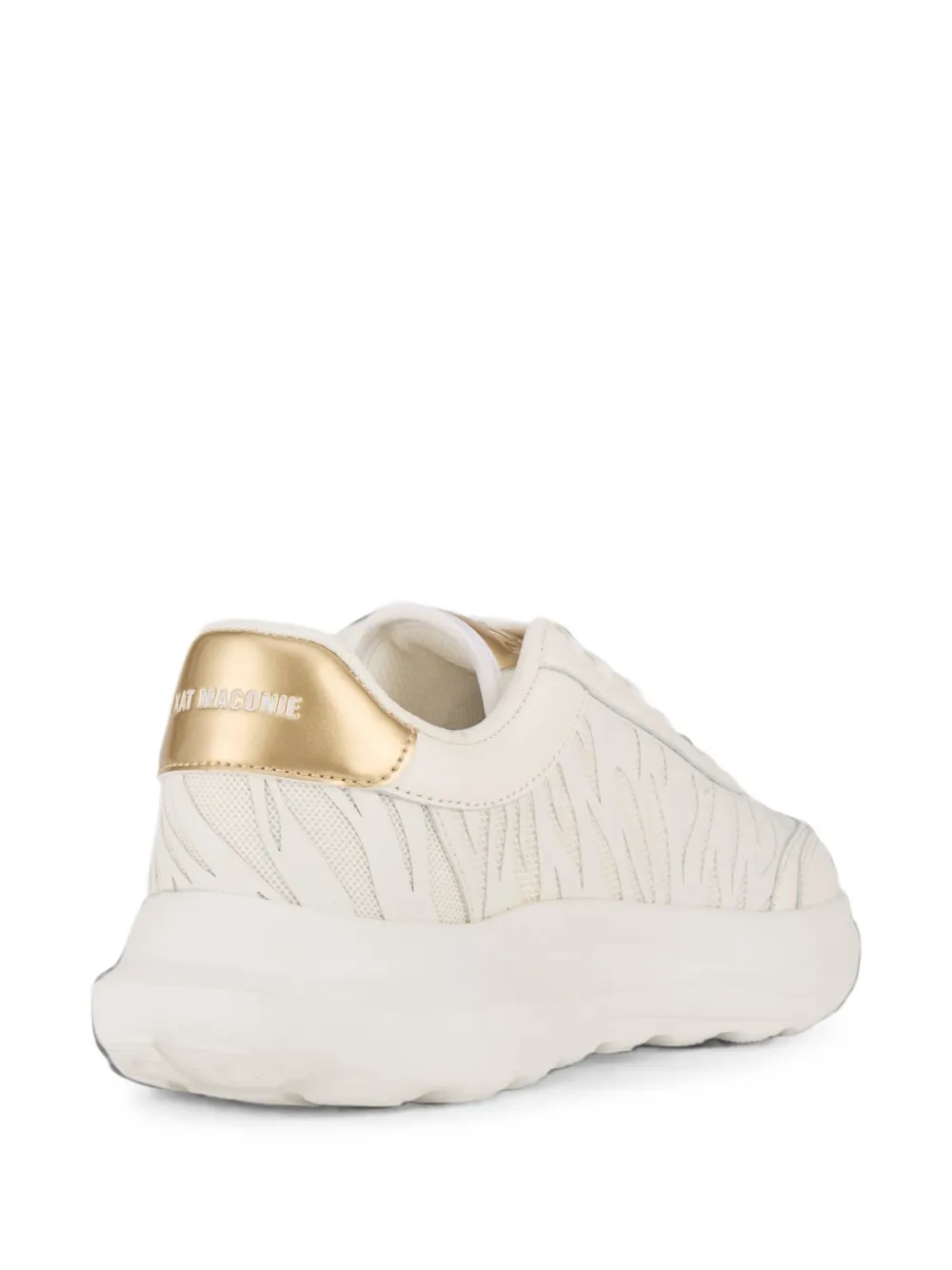 Kat Maconie Aria laser-cut chunky-sole sneakers Wit