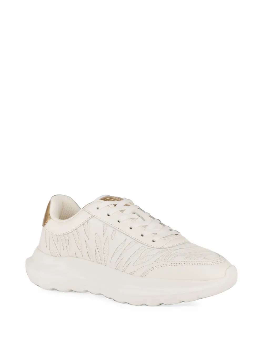 Kat Maconie Aria laser-cut chunky-sole sneakers Wit