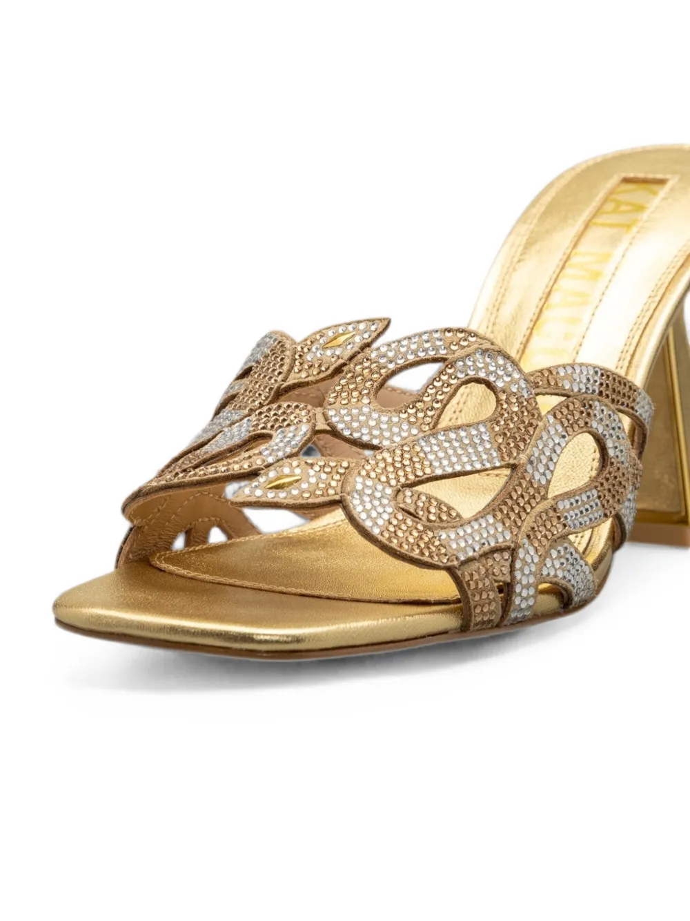 Kat Maconie Leren sandalen Goud