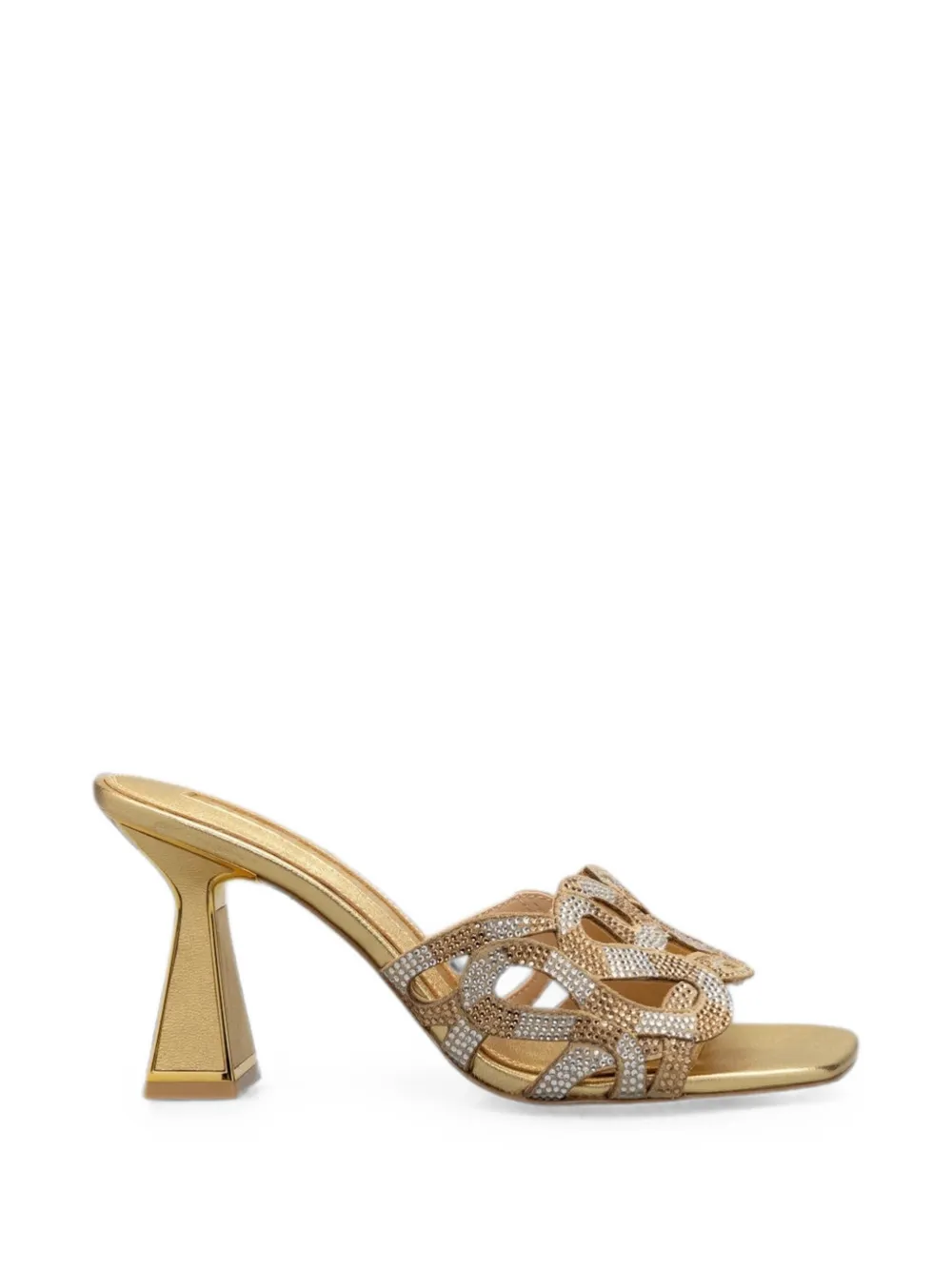 Kat Maconie Leren sandalen Goud