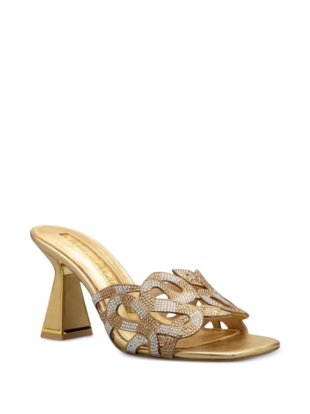 Kat Maconie Leren sandalen Goud