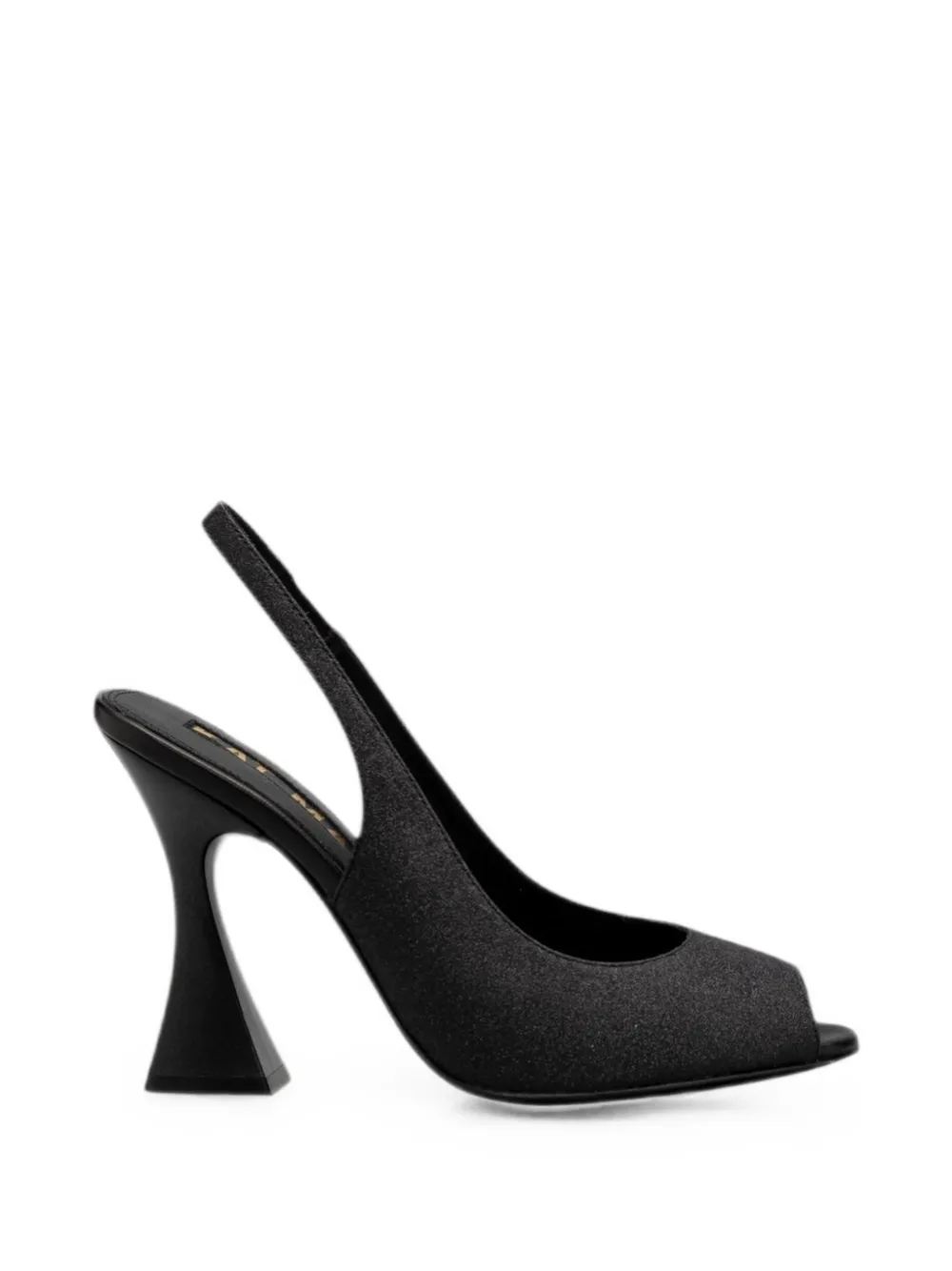 Kat Maconie Slingback pumps met glitters-effect Zwart