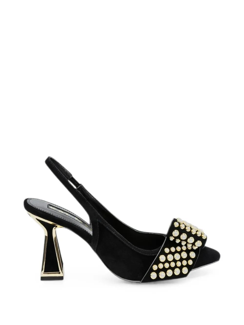 Kat Maconie Jen slingback pumps met verfraaiing Zwart