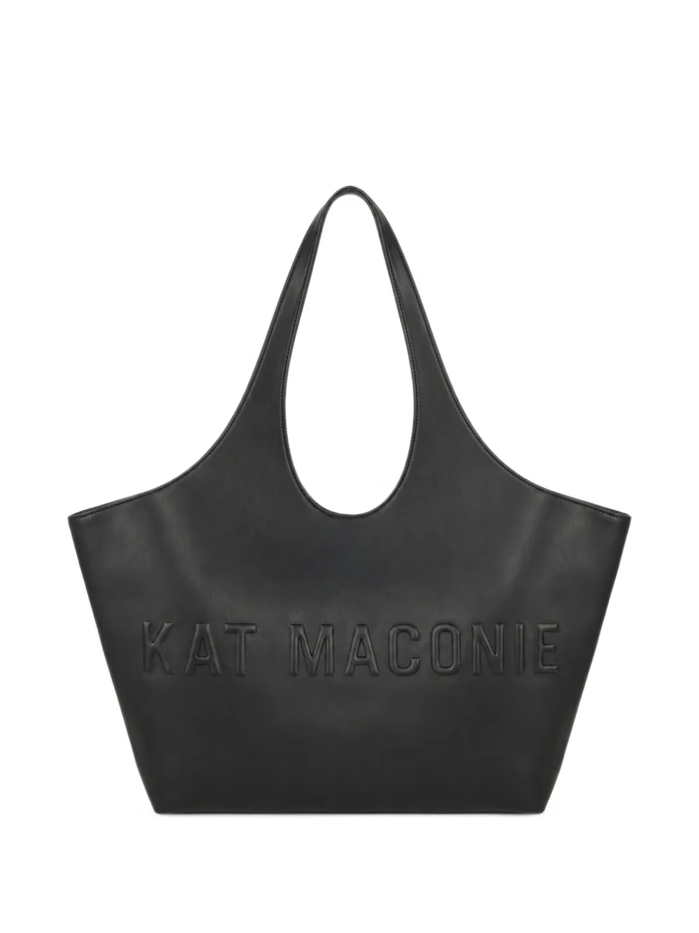 Kat Maconie Borsa a spalla Brooklyn grande con logo - Nero