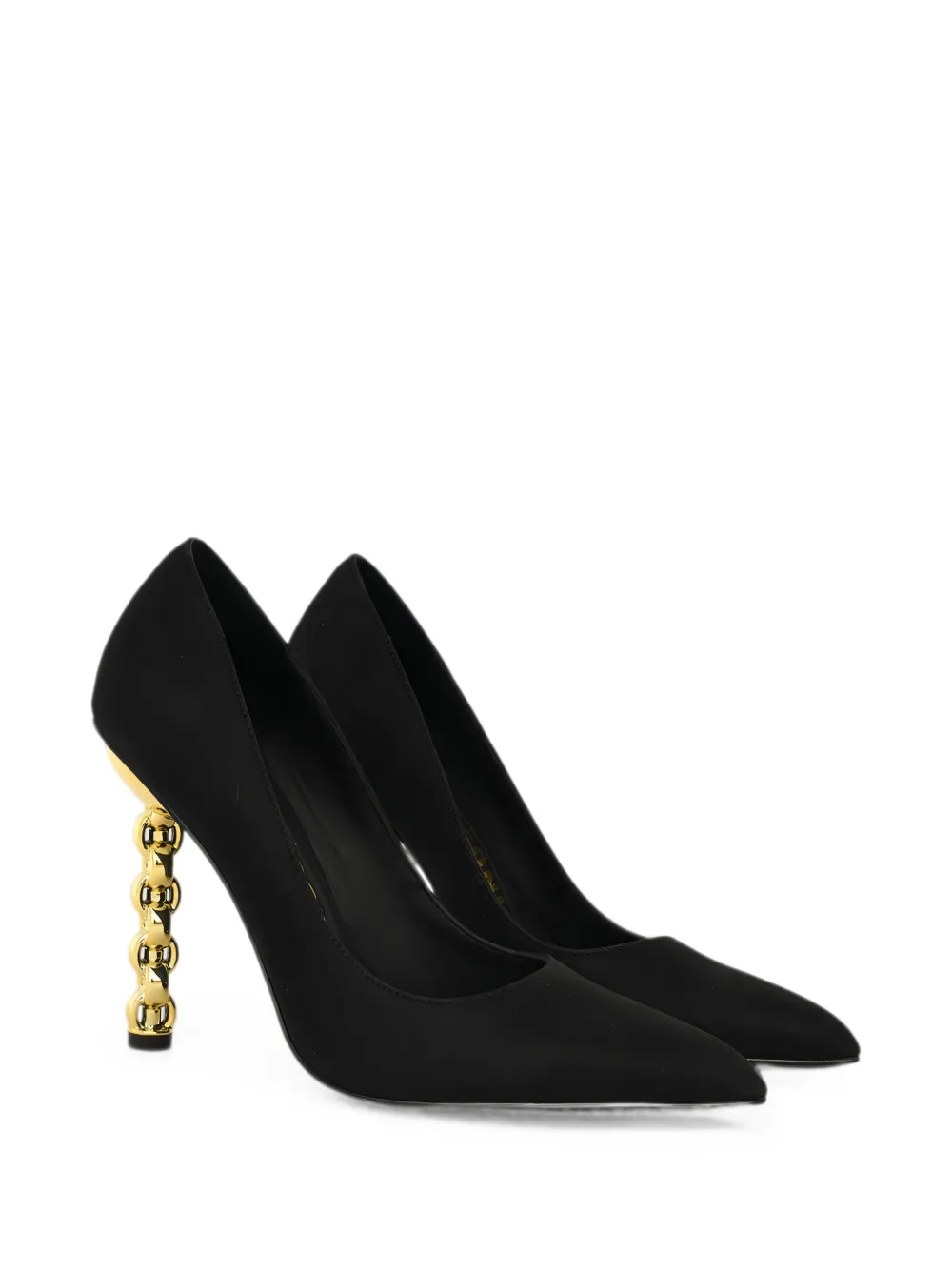 Kat Maconie Stiletto pumps met schakelketting Zwart