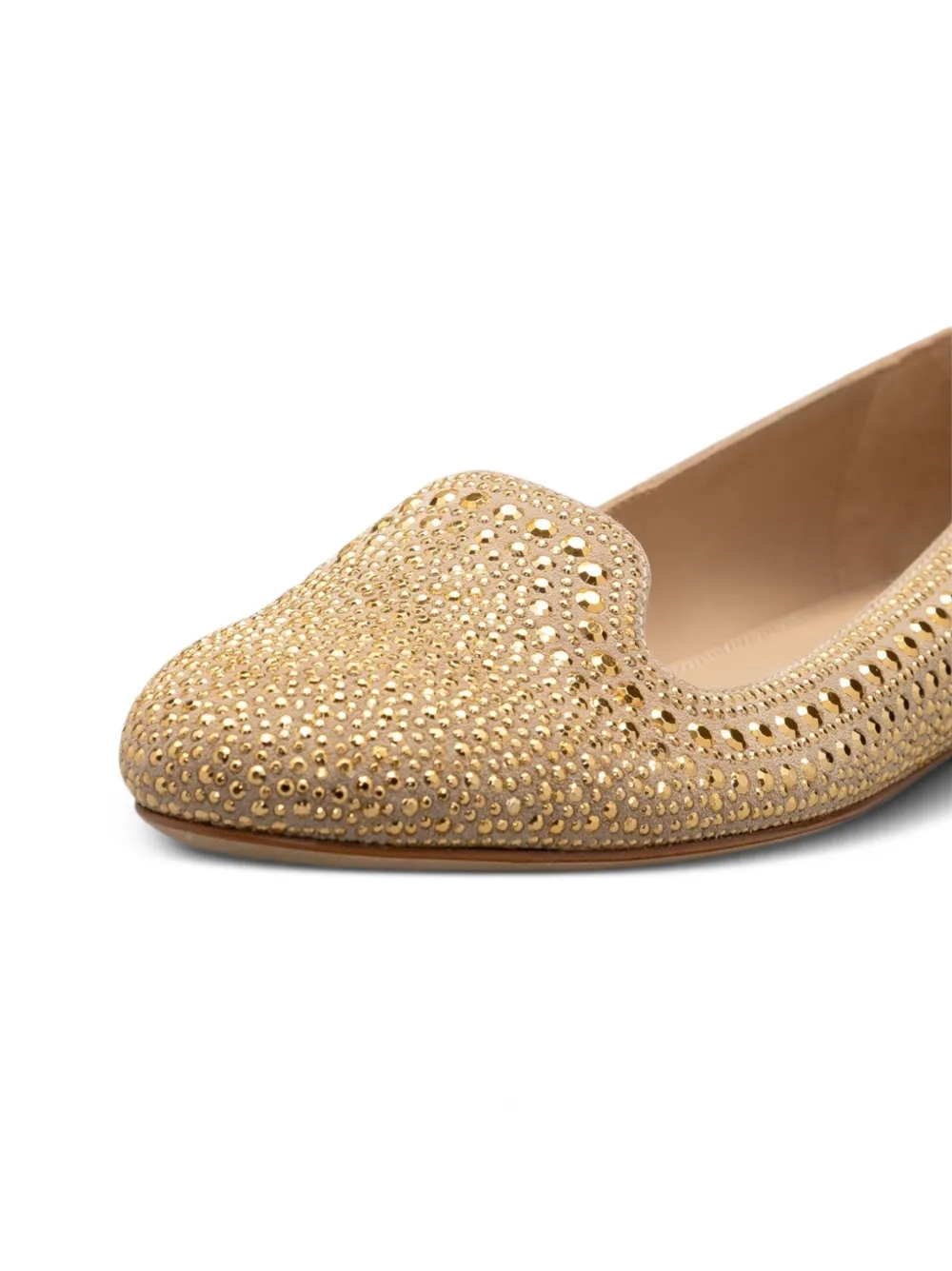 Kat Maconie Loafers verfraaid met studs Goud