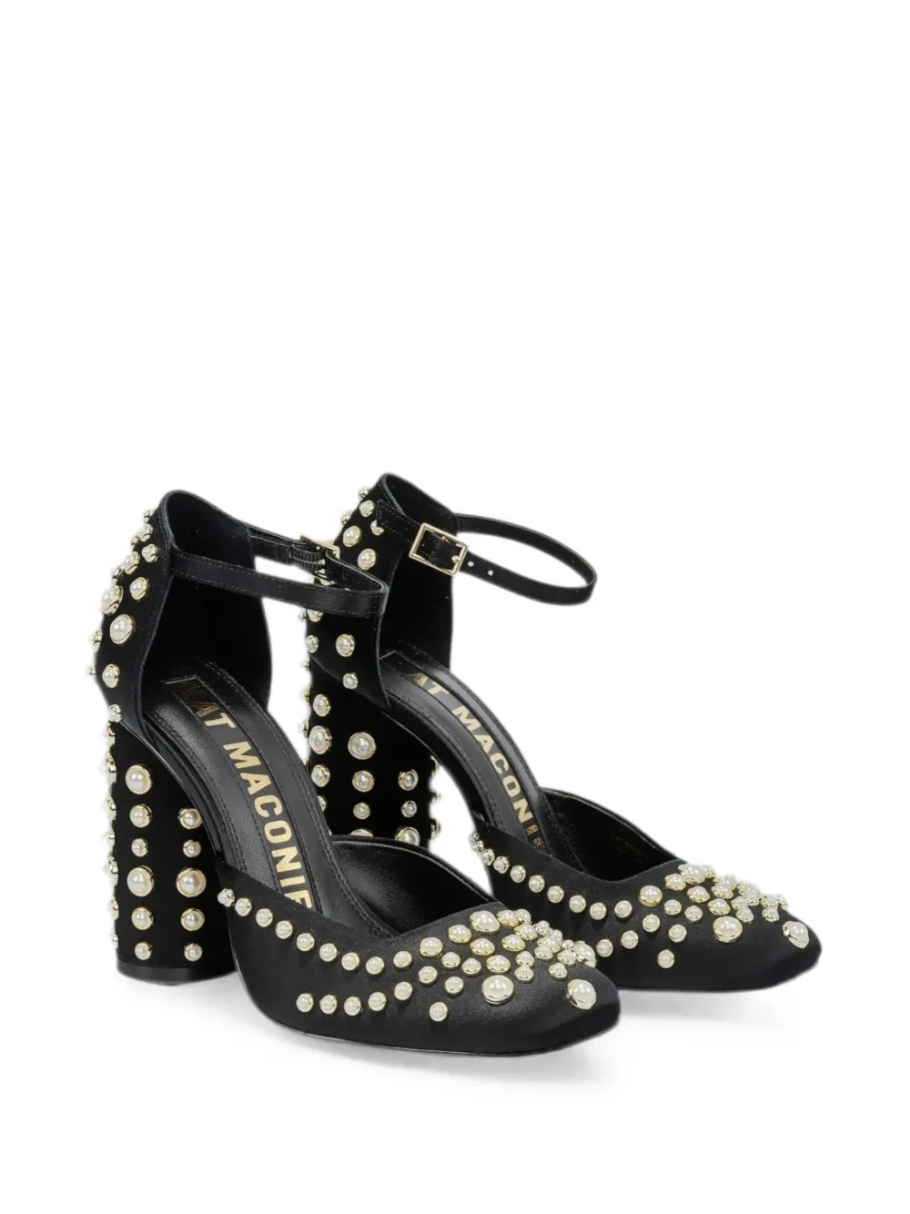 Kat Maconie Pumps verfraaid met parels Zwart