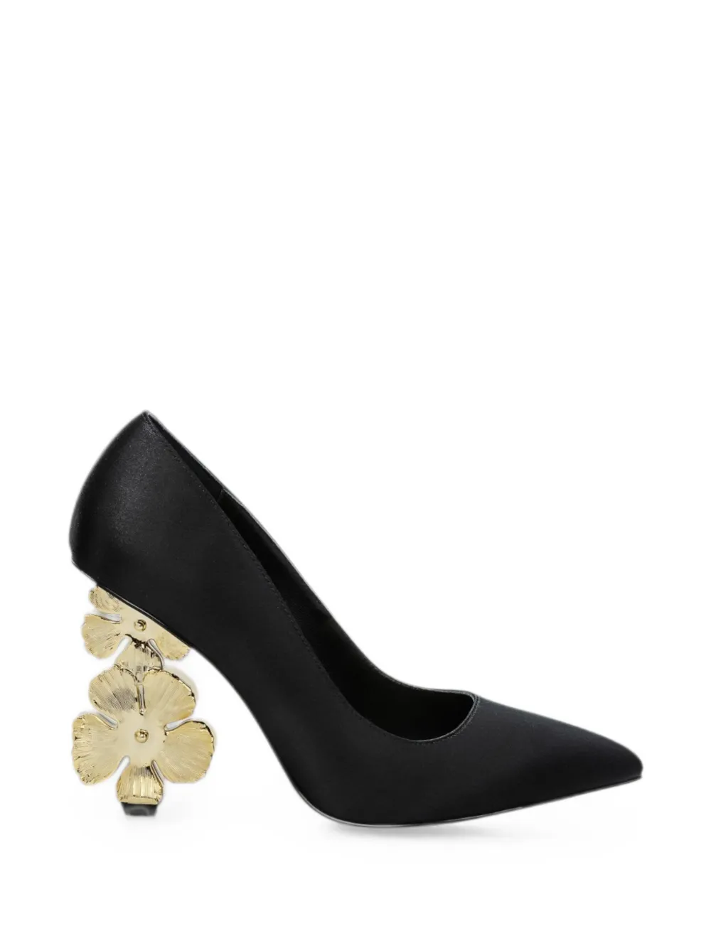 Kat Maconie Pumps met bloemenhak Zwart