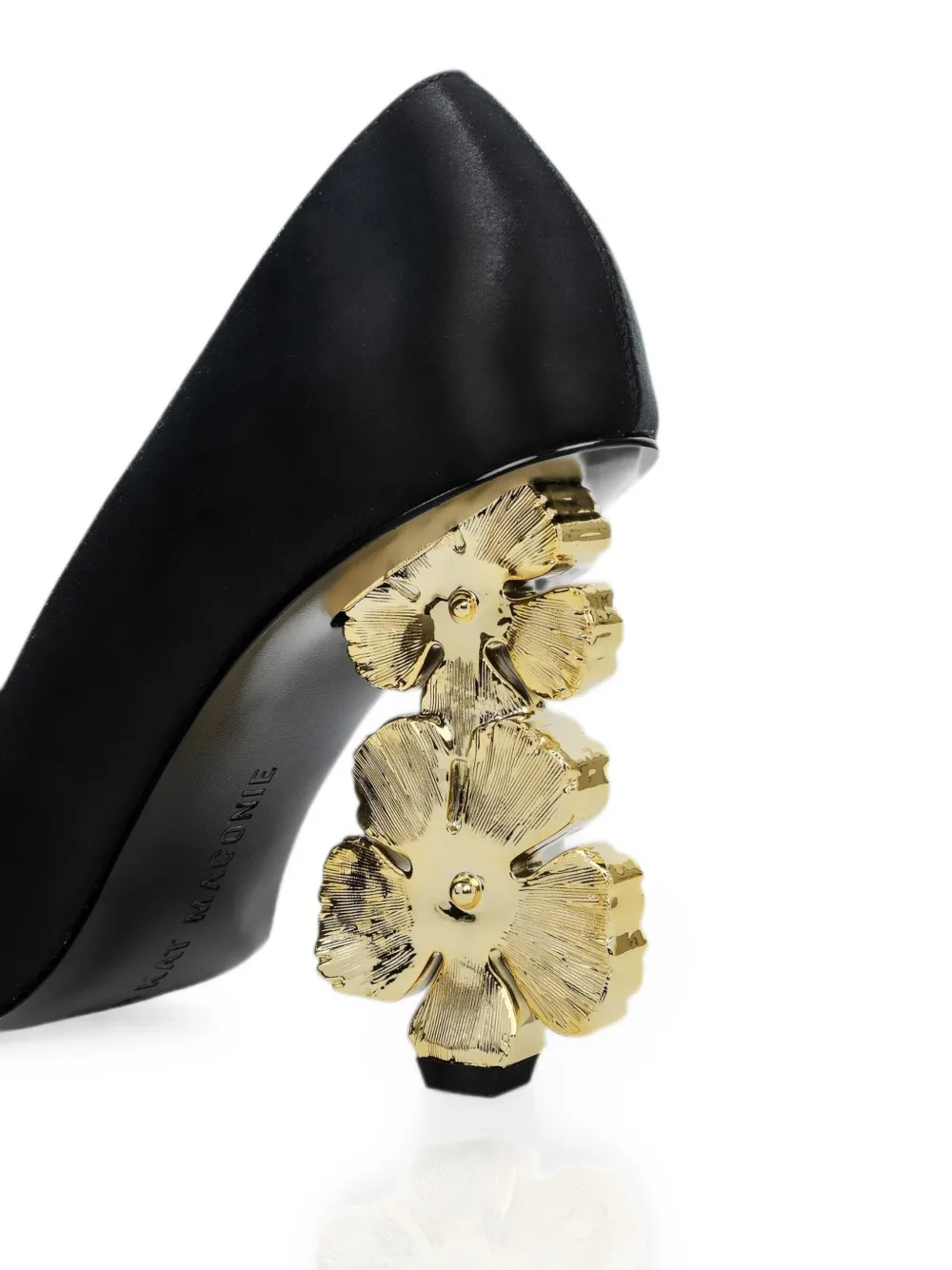 Kat Maconie Pumps met bloemenhak Zwart