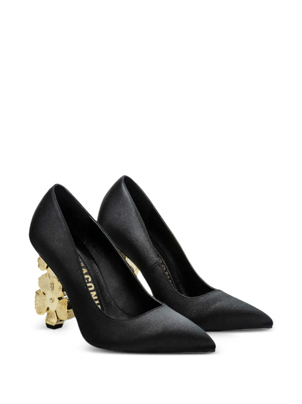 Kat Maconie Pumps met bloemenhak Zwart