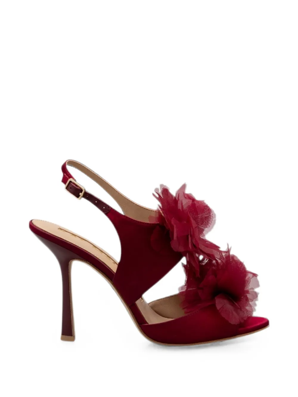 Kat Maconie Sher sandalen verfraaid met bloemen Rood