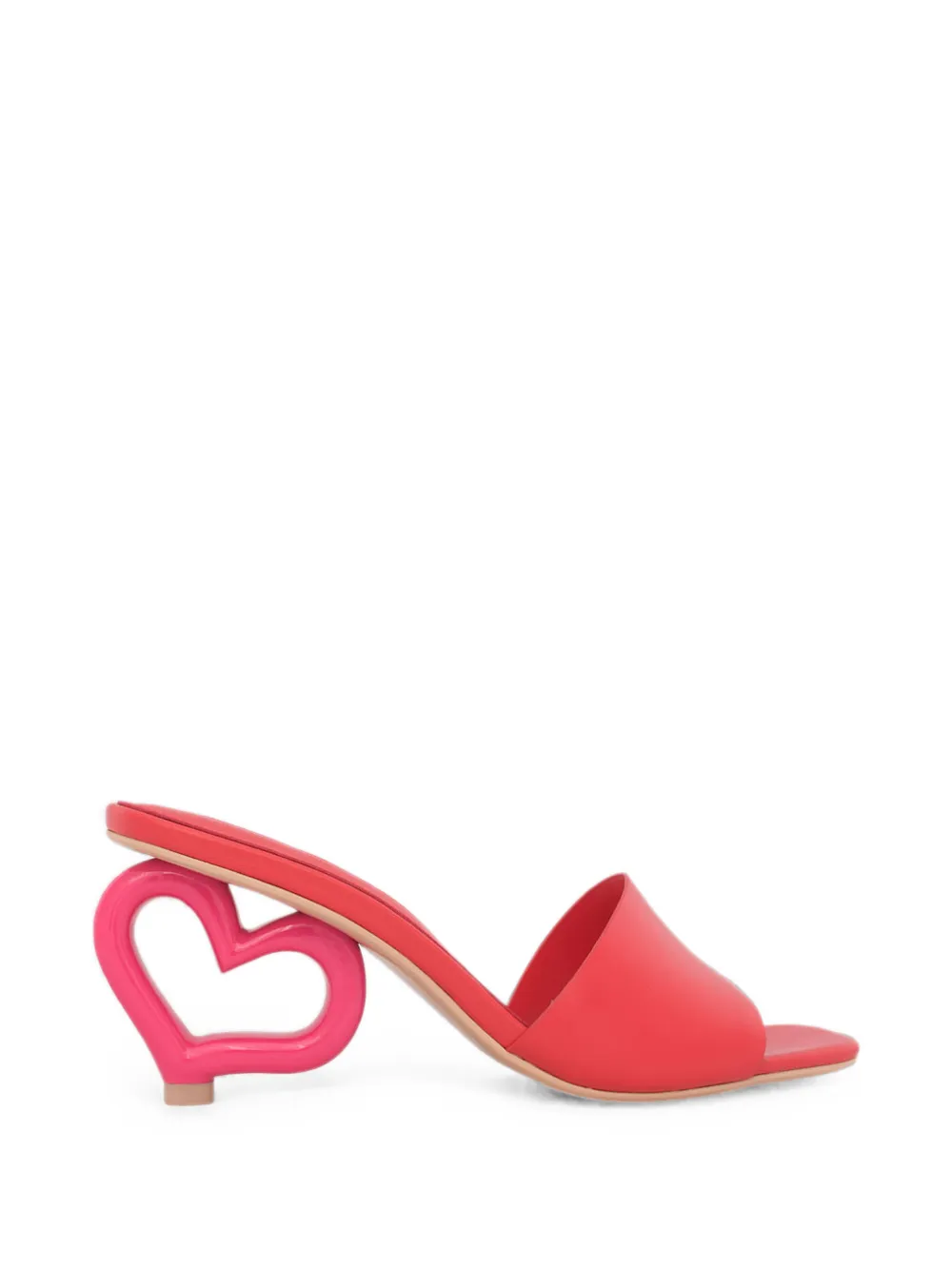 Kat Maconie Sandalen met hartvormige hak Rood