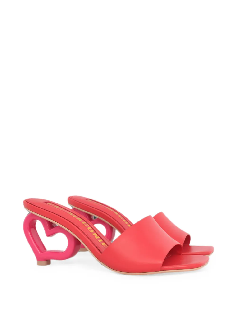 Kat Maconie Sandalen met hartvormige hak Rood