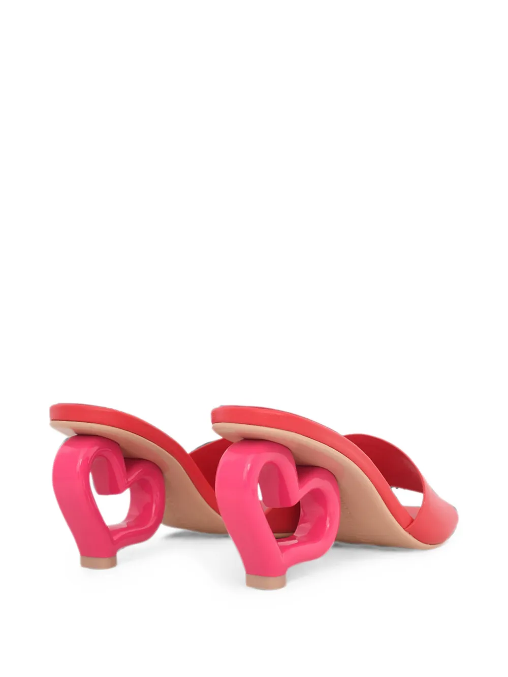 Kat Maconie Sandalen met hartvormige hak Rood