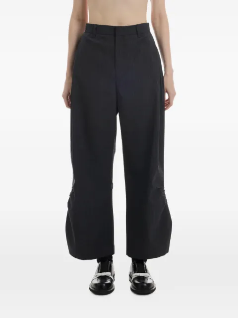 Ader Error pleat-detail wide-leg trousers