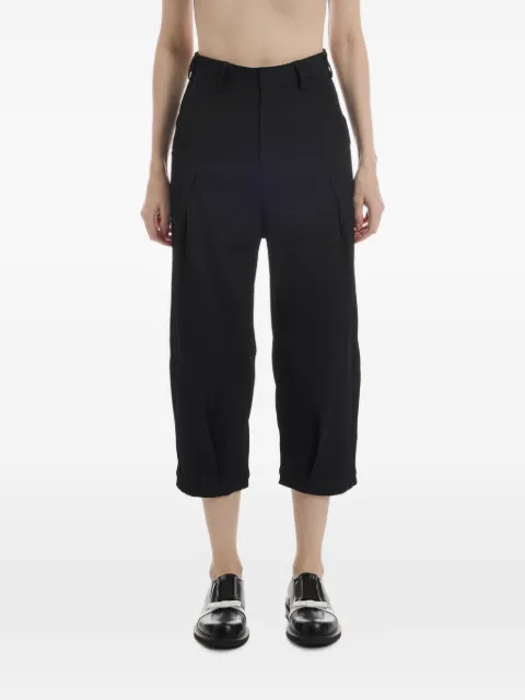 Ader Error pleated cropped trousers