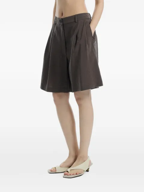 Cordera pleated tailored shorts