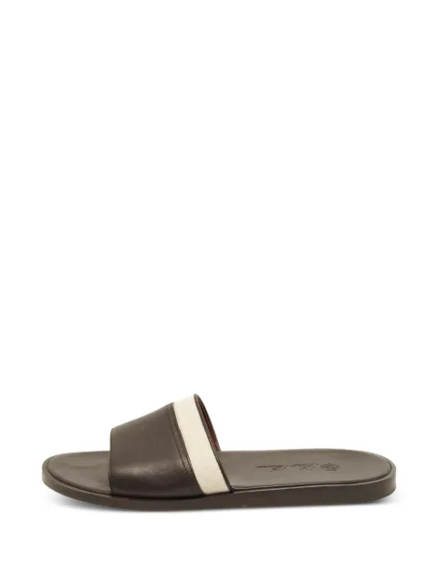 Loro Piana Pre-Owned sandalias con logo en relieve